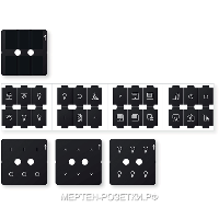 SE Merten D-Life Комплект дополнительных иконок для кн.выкл. Pushbutton Pro, опция