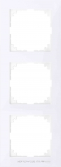Merten M-Pure Decor Бриллиантово Белый Рамка 3-ая
