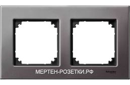 Merten M-Elegance Серый родий Рамка 2-я (MTN403214