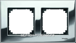 Merten M-Elegance Хром Рамка 2-я (MTN403239) MTN40