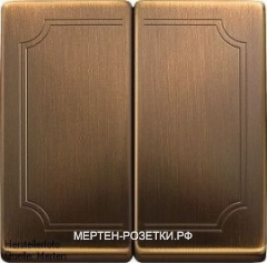 Merten SD Античная латунь Клавиша 2-ая (MTN412543)