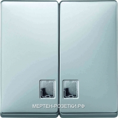 Merten SD Алюминий Клавиша 2-ая с/п (MTN413560) MT