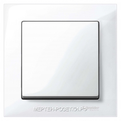 Merten M-Pure Decor Бриллиантово Белый Рамка 1-ая