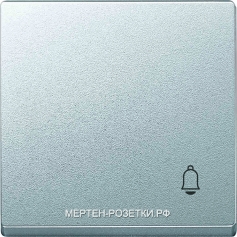 Merten SM Алюминий Клавиша с пиктограммой «Звонок»
