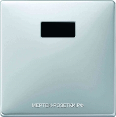 Merten SD Алюминий Накладка светорегулятора/выключателя нажимного с ДУ(ИК)