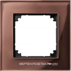 Merten M-Elegance Стекло Махагон Рамка 1-я (MTN401