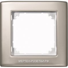 Merten SM M-Star Серебро/Бел Рамка 1-ая (MTN467119