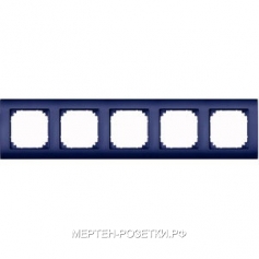 Merten SM M-Arc Темно-синий Рамка 5-ая (MTN485578)