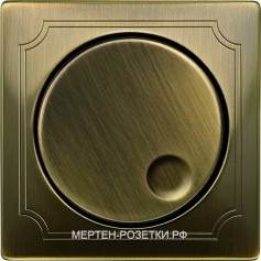 Merten Antik Потенциометр электронный 1-10 В. (античная латунь)
