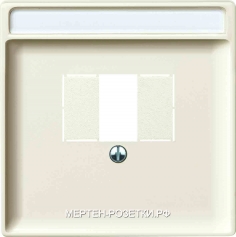 Merten Antik Розетка акустическая 1-я, цвет белый (под зажим) (бежевый)