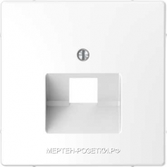Merten D-Life Телефонная розетка (белый)