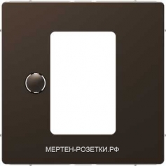 Merten D-Life Терморегулятор теплого пола сенсорный (Мокка металл)