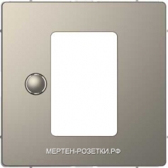 Merten D-Life Терморегулятор теплого пола сенсорный (никель)