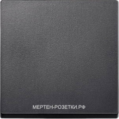 Merten SM Перекрестный выключатель 1-клав. с 3-х мест с подсв. (антрацит)