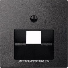 Merten SM Розетка компьютерная 1-я, экран. 5-й категории (антрацит)
