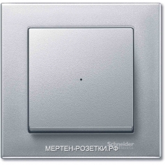 Merten KNX SM Алюминий Клавиша для модуля 1-кнопочного выключателя