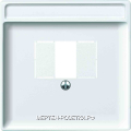 Merten SD Бел Накладка для TAE-розетки, моно-/стерео аудио розетки (термопласт)