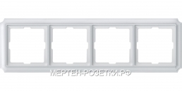 Merten SD Antik Бел Рамка 4-ая (термопласт) (MTN48