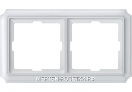 Merten SD Antik Бел Рамка 2-ая (термопласт) (MTN48
