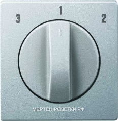 Merten SM Алюминий Накладка для выкл. вентилятора
