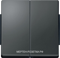 Merten SM Антрацит Клавиша 2-ая IP44