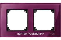 Merten M-Elegance Стекло Рубин Рамка 2-я (MTN4020-