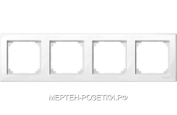 Merten SM M-Smart Бел глянц Рамка 4-ая (MTN478419)