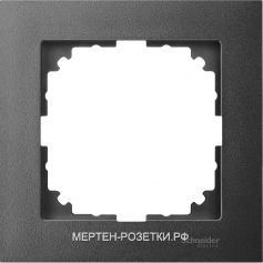 Merten M-Pure 1-постовая рамка, антрацит