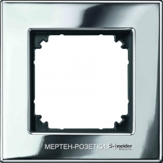Merten M-Elegance Хром Рамка 1-я (MTN403139) MTN40
