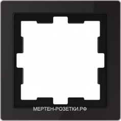 Merten D-Life Стекло Черное Рамка 1-я