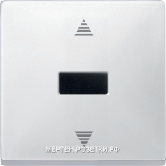Merten Мех Бел Выключатель кнопочный для жалюзи с ИК-приемником и подключением датчика