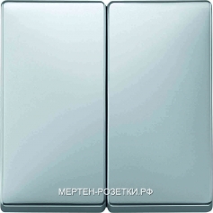Merten SD Алюминий Клавиша 2-ая (MTN412560) MTN412