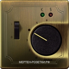 Merten SD Античная латунь Накладка регулятора тёпл