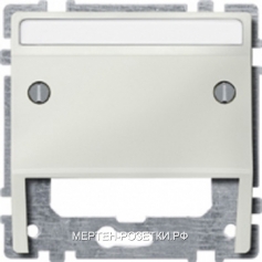 Merten SD Серый Накладка аудиорозетки 1-ой, наклонной и информационных розеток