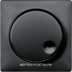 Merten SD Черно-серый Накладка светорегулятора поворотного