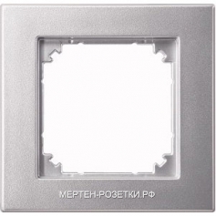 Merten SM M-Plan Алюминий Рамка 1-ая (MTN486160) M