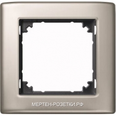 Merten SM M-Star Серебро/Антрацит Рамка 1-ая (MTN4