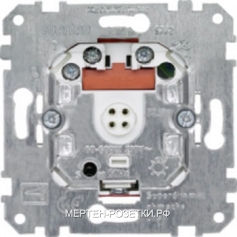 Merten Мех Светорегулятор нажимной 60-600W для л/н с памятью яркости