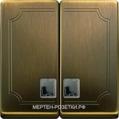 Merten SD Античная латунь Клавиша 2-ая с/п (MTN413
