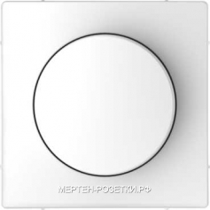 Merten D-Life Светорегулятор поворотный 1000Вт (белый)