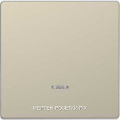 Merten D-Life Выключатель 1-клавишный проходной с подсветкой (с двух мест) (сахара)