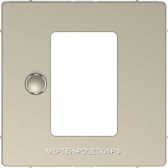 Merten D-Life Терморегулятор теплого пола сенсорный программируемый (сахара)