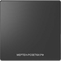 Merten D-Life Выключатель 1-клав. (антрацит)