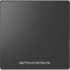Merten D-Life Выключатель 1-клавишный перекрестный (с трех мест)  (антрацит)