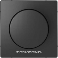 Merten D-Life Светорегулятор поворотный 1000Вт (антрацит)