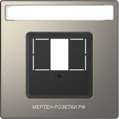 Merten D-Life Розетка USB для подзарядки (никель)