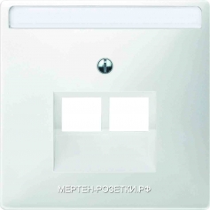 Merten Antik Розетка компьютерная 2-я, экран. 5-й категории (белый)