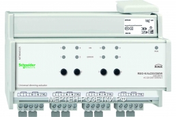 Merten KNX  Универсальное исполнительное устройство светорегулятора REG-K/4x230/250ВТ